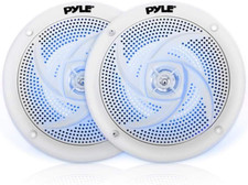 Marine Speakers - 6.5 Inch 2 Way Waterproof and Weather Resistant Outdoor Audio