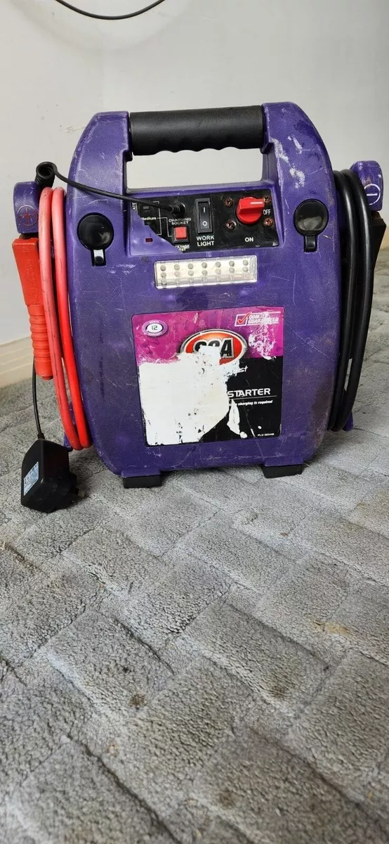 Heavy duty 1900 amp jump starter SCA