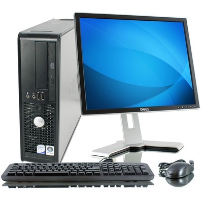 Fast Cheap Dell Computer Set C2d Pc 4gb 160gb Hdd Windows 7 Pro