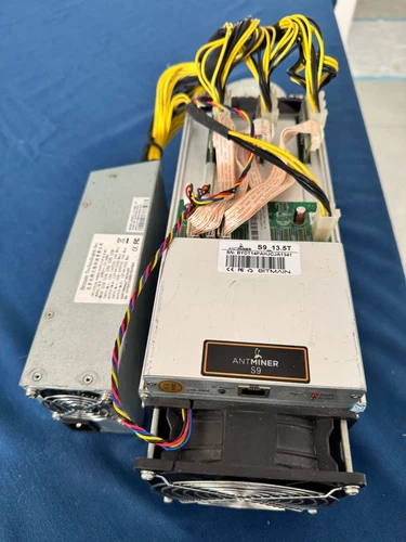 Bitmain Antminer S9 13.5TH/s ASIC Miner BTC Mining SHA-256 w/Power Supply ea.