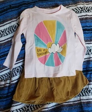 Gymboree Shine Bright Creative Types Toddler Girl 3t 2pc Set NWT Velour Skirt
