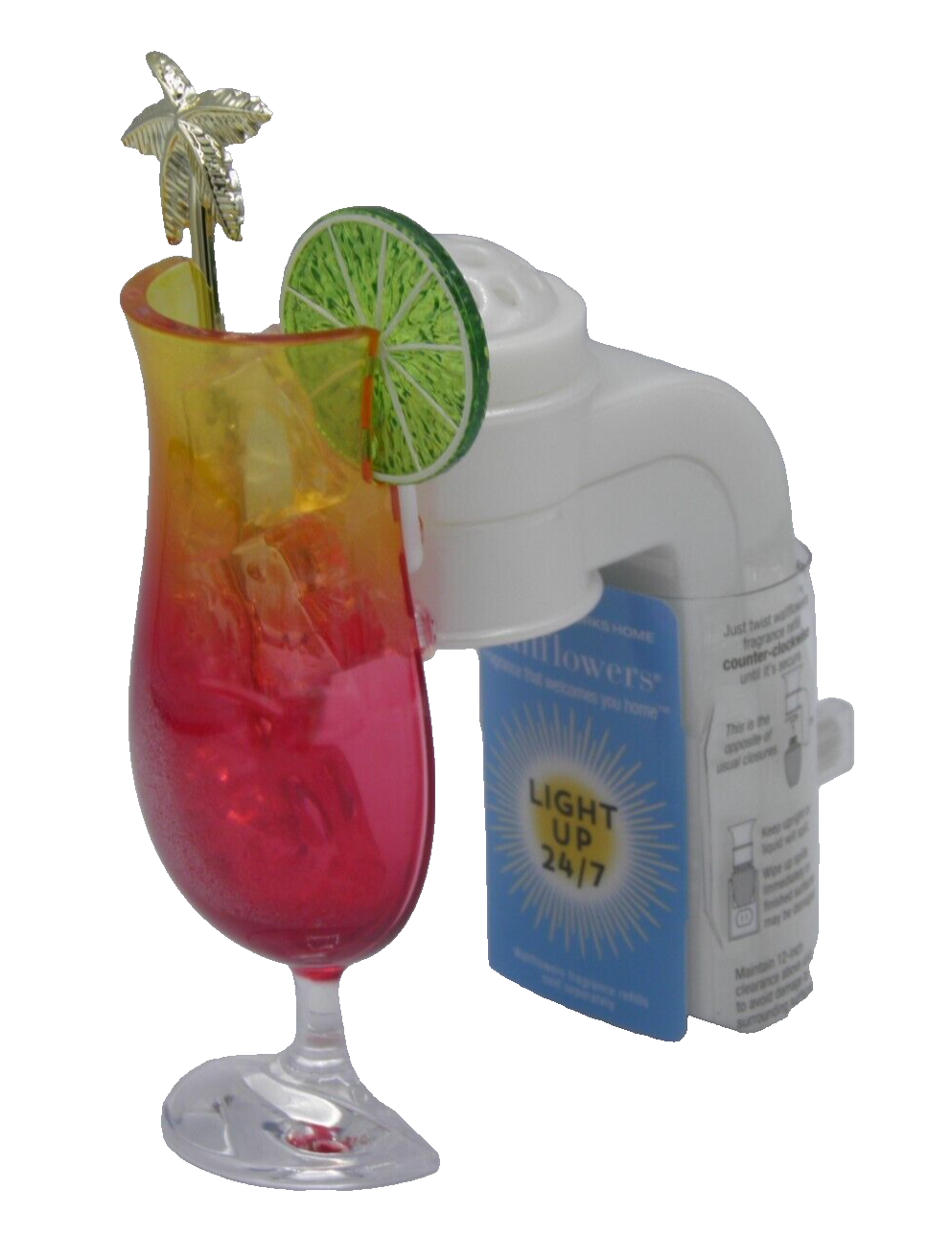 Bath & Body Works Tropical Cocktail Wallflower Plug-In with Lime Palm Design