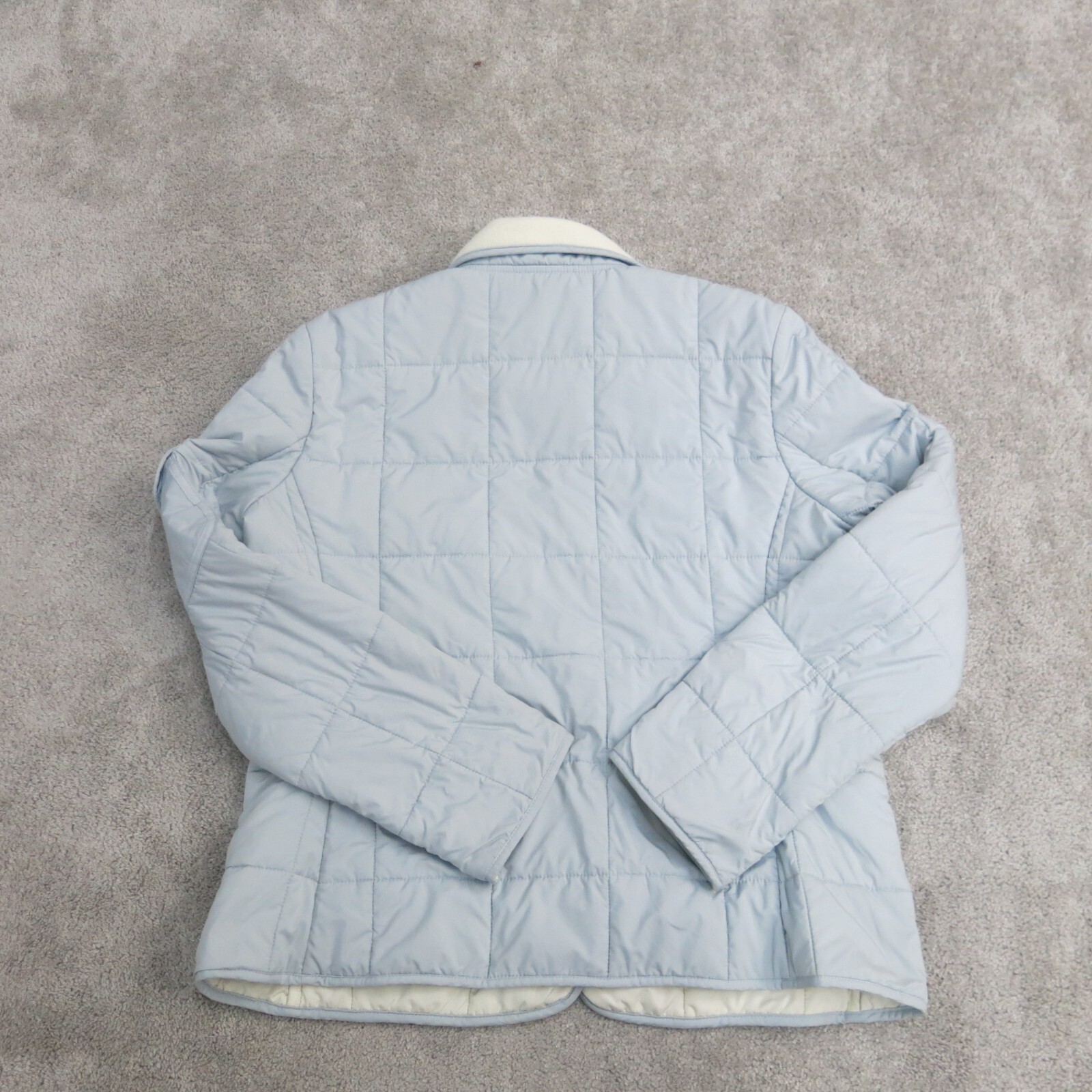 Lauren Ralph Lauren Jacket Womens L Blue Snap Outdoor Fleece Lined