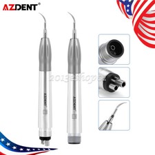 AZDENT Dental Ultrasonic Air Perio Scaler Handpiece 2 /4 Holes 3 Tips