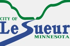 Sticker Le Sueur City (Minnesota) flag 30 x 20 cm car decal sticker