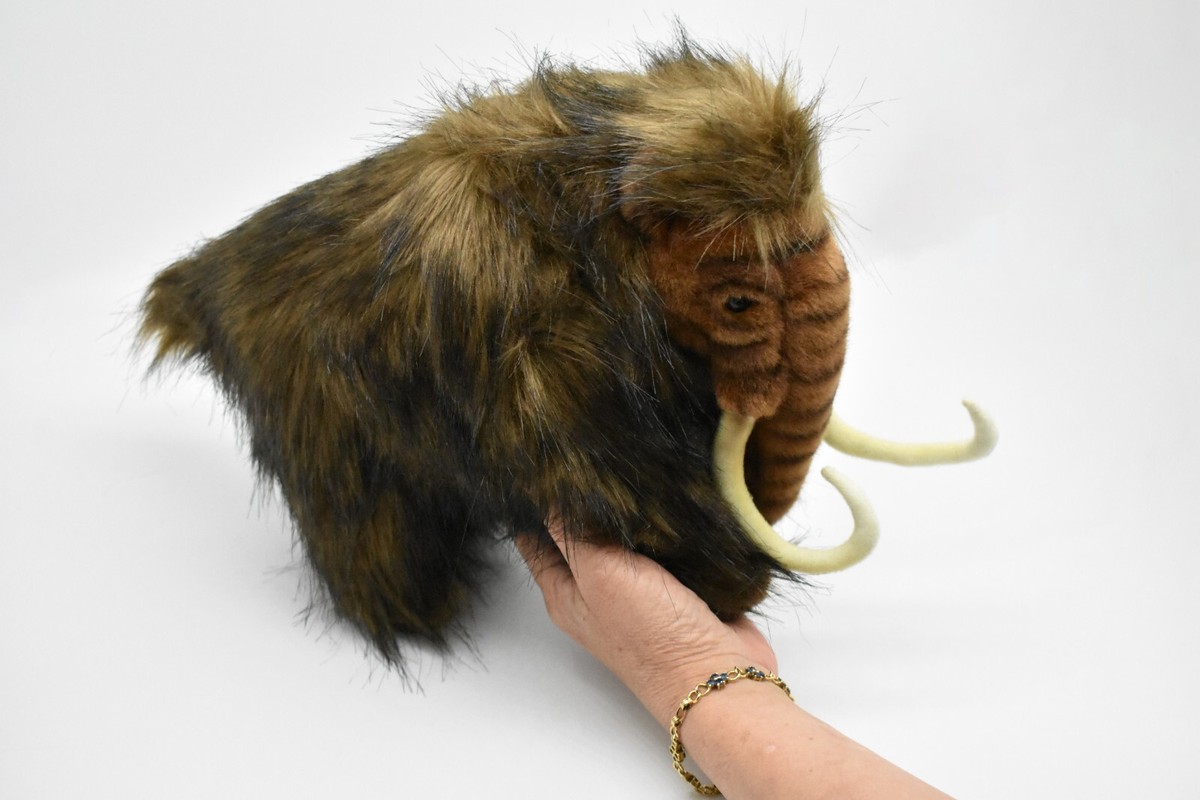 Woolly Mammoth, Calf, Super Soft Plush Stuffed Animal Toy 12