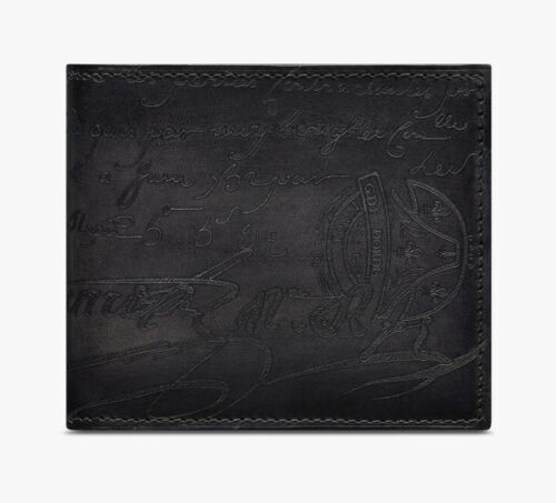 Berluti Santal Calligraphy Bifold Long Wallet Scrit Leather Berluti Santal Calligraphy Bifold Long Wallet Scrit Leather