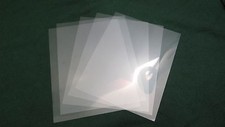5 Sheets 10 Mil Mylar w Protective Shield film 8 1/2"x11"Stencils R/C Aircraft