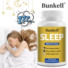 SLEEP Sleep Aid 30 To 120 Capsules - Dietary Supplement for Better Sleep