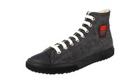 Prada Canvas Stratus High-Top Sneaker 4T3218 Jeans Schwarz Denim Neu - 9 43