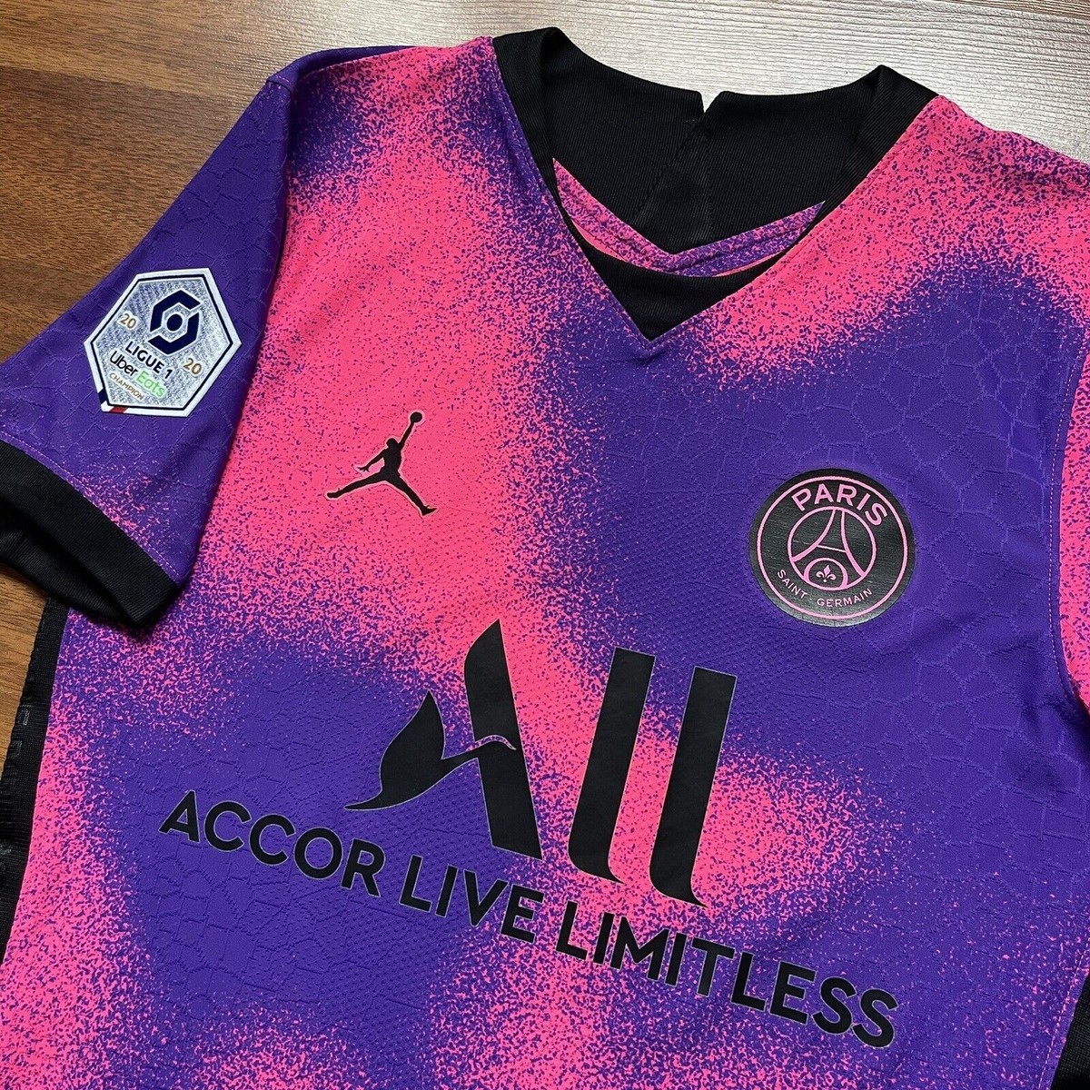 PSG NIKE VAPORKNIT 2020/2021 FOOTBALL SOCCER FOURTH JERSEY