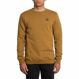 sudadera marron hombre