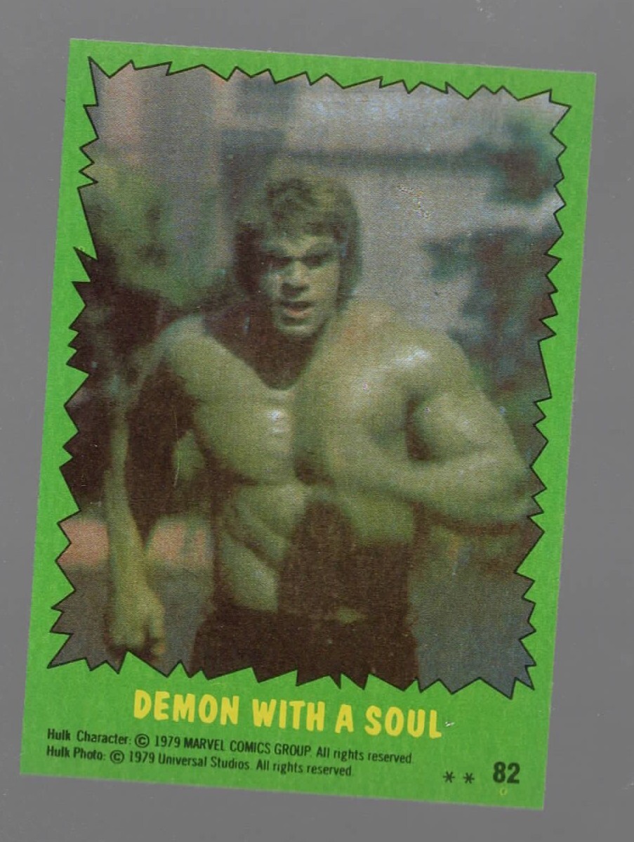 1979 Topps THE INCREDIBLE HULK #82 DEMON WITH A SOUL | eBay
