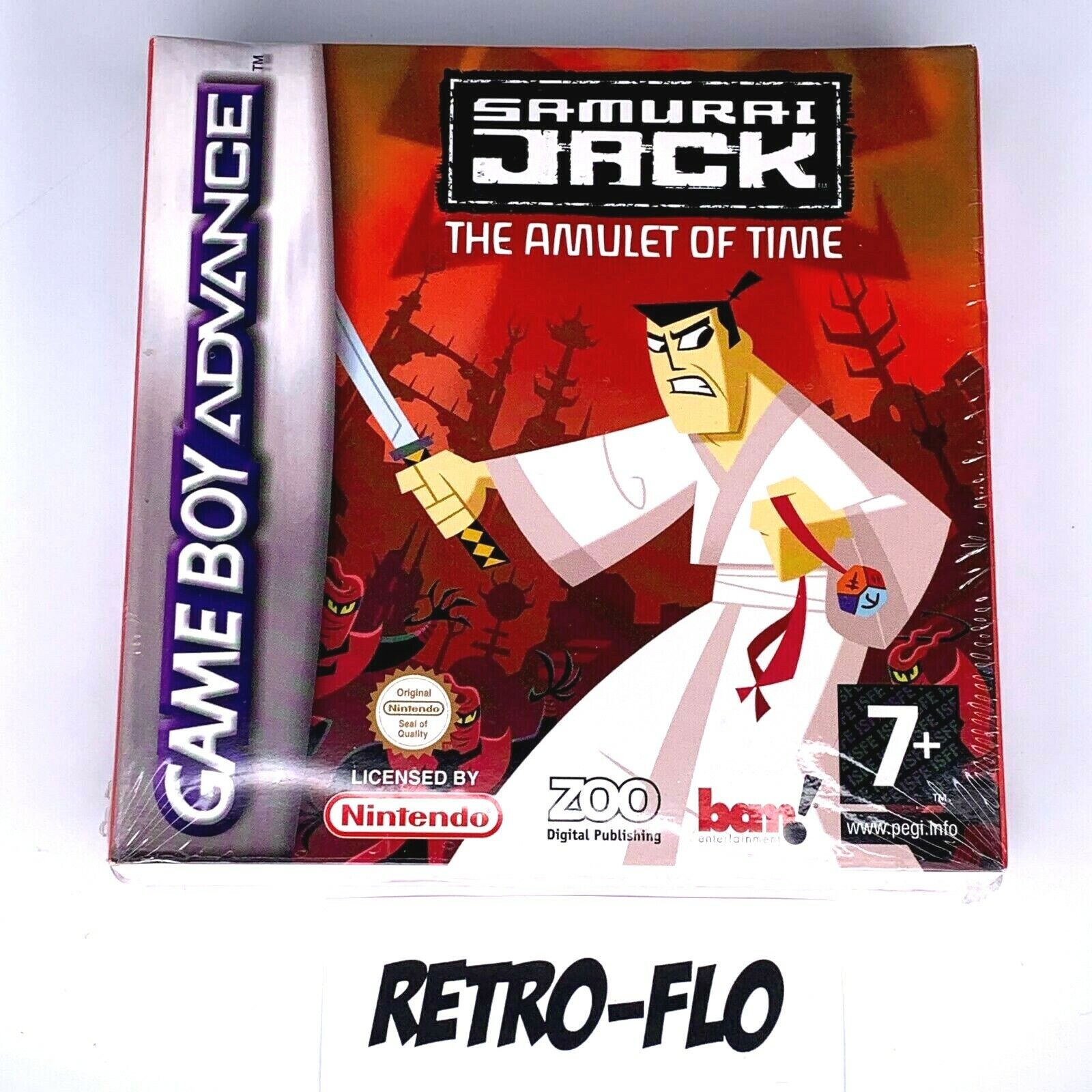 Samurai Jack The Amulet of Time - Jeu Nintendo GBA Game Boy Advance - NEUF Rare