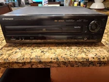 FOR PARTS OR REPAIR-Pioneer CLD-D504 LaserDisc Player CD/LD/CLD*POWERS ON +4 LDs