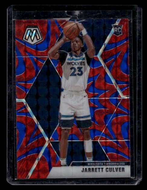 2019 Mosaic #201 Jarrett Culver Blue Reactive Rookie Twolves