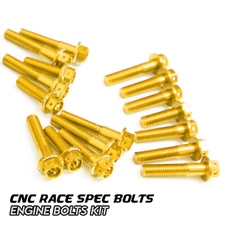 26 PCS CNC Crankcase Engine Case Cover Bolts For Suzuki GSX-R 1000 2005-2008