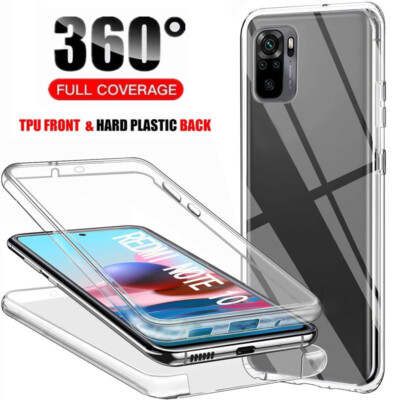 For Xioami Redmi K40 9A Note 10 9 8 7 Pro 360° Full Cover Screen Protector Case
