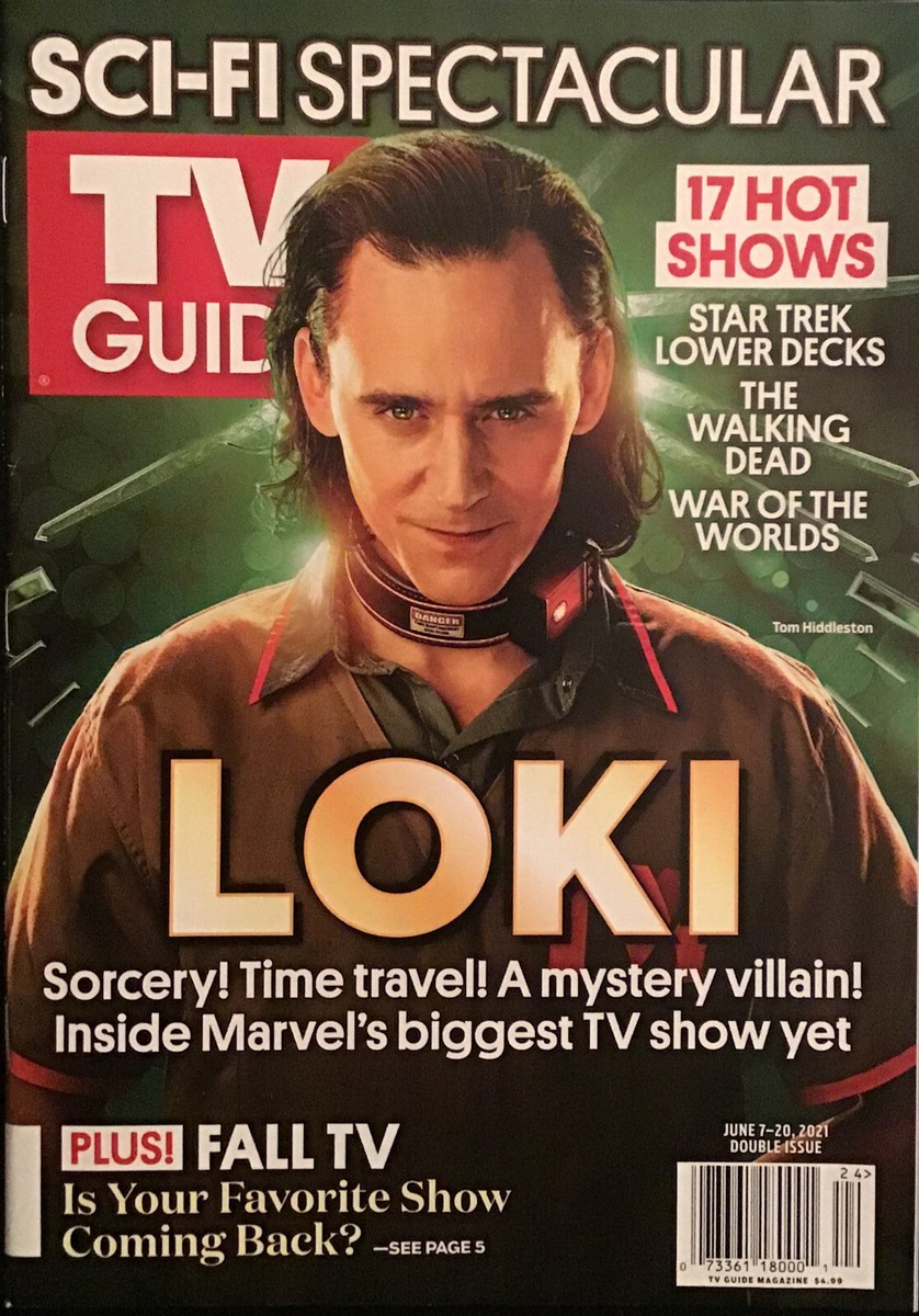 TV Guide June 7-20, 2021 LOKI Marvel's Biggest TV Show
