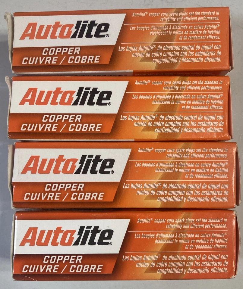 4 nuevas bujías AUTOLITE 103 bujías estándar (núcleo de cobre) Foto 4 de 4
