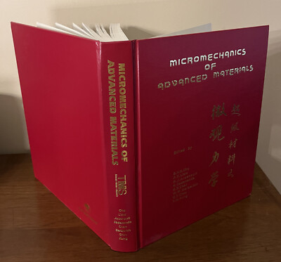 Micromechanics of Advanced Materials Chu, Liaw et al (editors) - TMS 1995 - Good