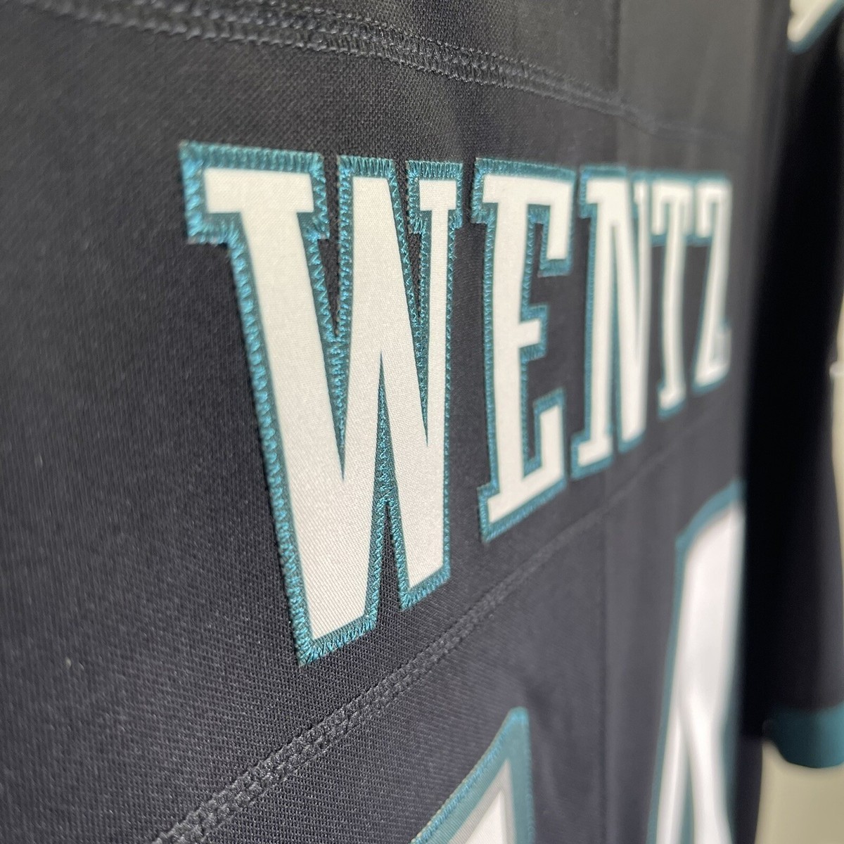 Philadelphia Eagles Nike NFL Jersey Wentz 11 On Field Black