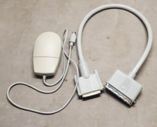 Vintage Apple Desktop  Bus Mouse II and SCSI Cable 590-0305-B