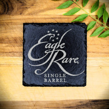 EAGLE RARE Bourbon Whiskey Slate Coaster Brand New Handcrafted Laser Engraved