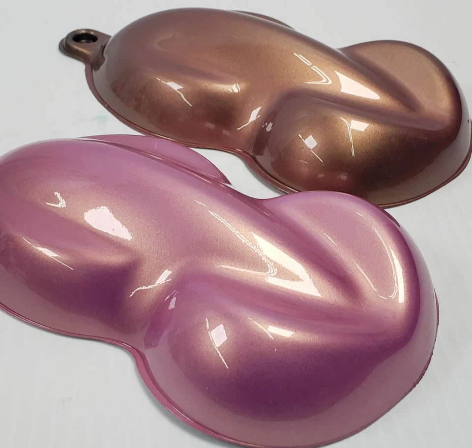 Heather Pink Pearl Mica Pigment Custom Automotive Basecoat Paint Aerosol Foto 2 de 4