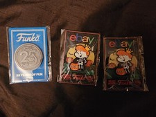 EXCLUSIVO NYCC 2023 Funko x eBay Freddy Skeleton Pin LE1700 Pin Set