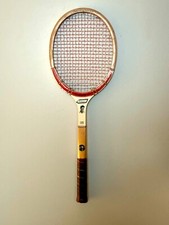 VERY RARE!! MUST HAVE! TED WILLIAMS SEARS PHOTO DECAL WOOD TENNIS RACKET