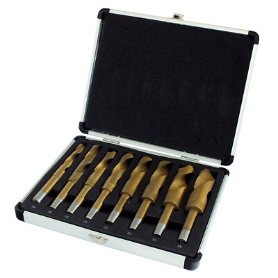 8tlg HSS Bohrer Set Titan Schnellarbeitsstahl Schmiede Spiral 14-25mm Voche 