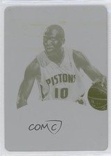2013-14 Panini Preferred NBA Pride Printing Plate Yellow 1/1 Lindsey Hunter 2b6