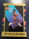 Michael Jordan Chicago Bulls Slam Dunk Cards #8 RARE Oddball