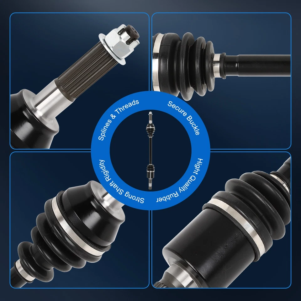 ECCPP CV Axle Set Fits Polaris Ranger 900 2011-2014 Rear Left & Right - Image 3 of 4