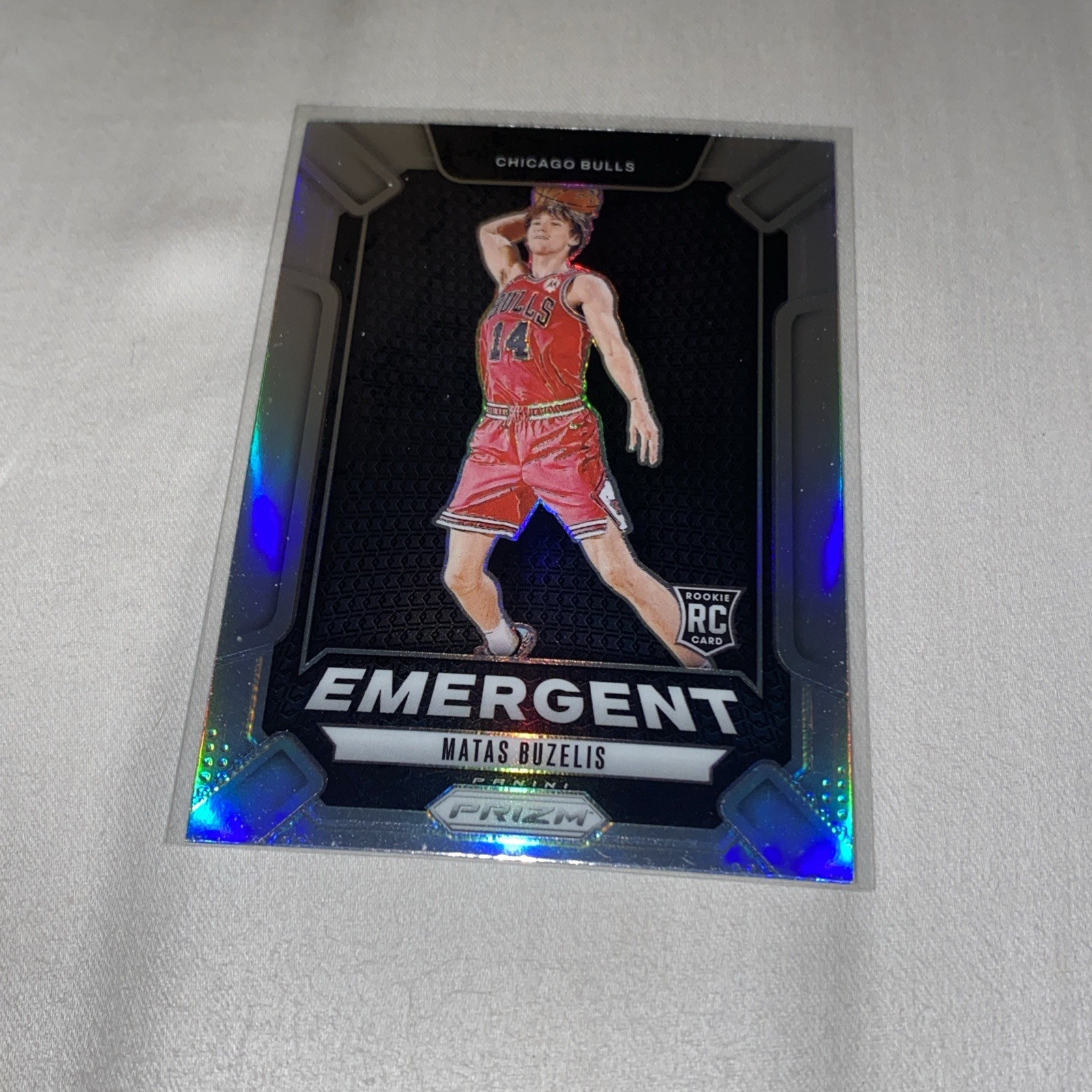 2024-25 Panini Prizm - Emergent Matas Buzelis #7 Silver Prizm (RC) BULLS