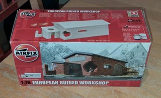 Airfix 1.76 European Ruined Workshop. Boxed