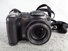 Canon PowerShot S3 IS 6.0MP Digital Camera Black Display Error PARTS REPAIR READ