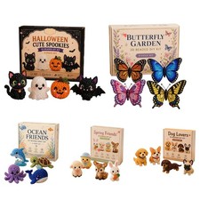 DIY 3D Animal Beading Kit,Handmade Beadwork Craft Set for Kids Adults