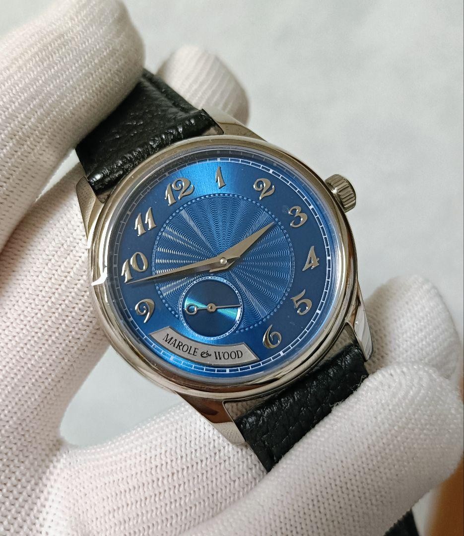 Marole & Wood Type01-A Blue Dial Automatic Watch Unused Rare Kickstarter Box