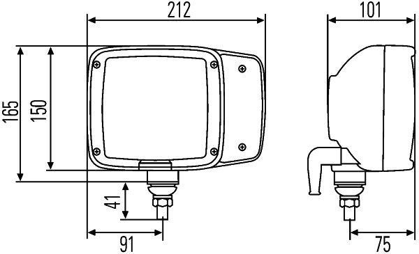 HELLA 1SA 996 120-011 HEADLIGHT Left