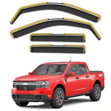 in-Channel Window Rain Guards Fit for Ford Maverick 2022 2023 2024 2025 2026 ...
