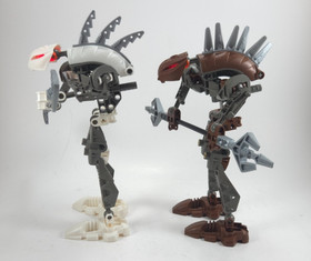 LEGO Bionicle Rahkshi Lot: Set 8588 Kurahk & 8587 Panrahk Complete w/1 x Kraata