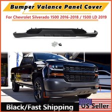 Front Bumper Valance For 2016-2019 Silverado 1500 Matte Wo Tow Hooks Skid Plate