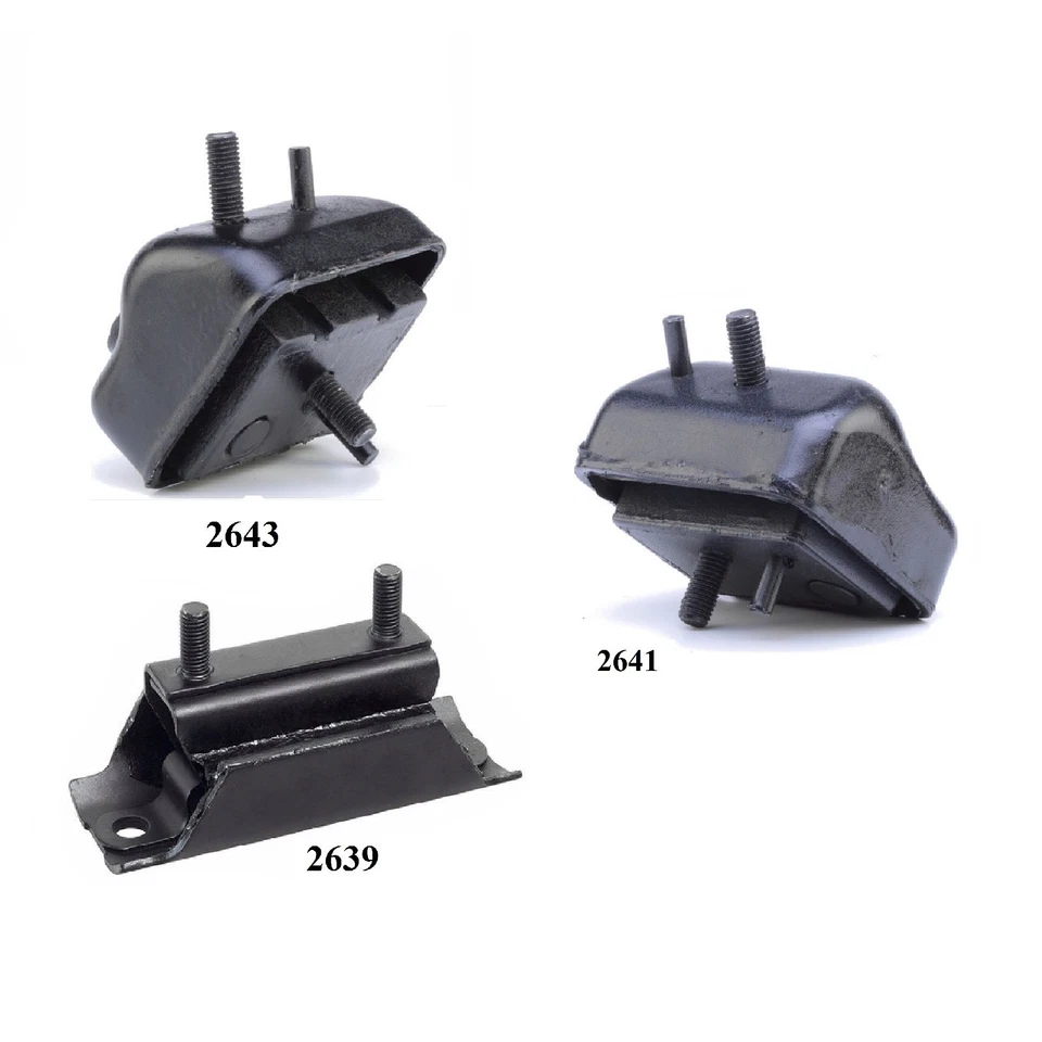 3 PIEZAS MONTAJE MOTOR Y TRANS APTO PARA MAZDA B3000, B4000, NAVAJO 3.0L 4.0L Foto 2 de 4