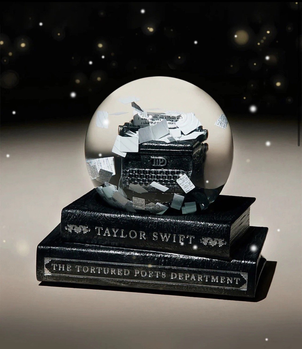 Taylor Swift TTPD Snow Globe The Tortured Poets Department
