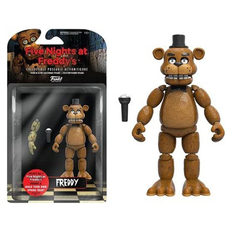 5 Figurines FNAF Five Nights at Freddy's Jouets Personnages Jeu Film Neuf - Photo 2/4