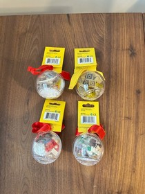 LEGO Holiday Ornament Lot Snow Hut Santa Gold Bricks Reindeer Christmas Sets New