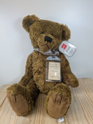Suki Silver Tag Bears Mark Teddybär Plüschtier Kuscheltier Limited Edition mit Etikett