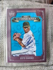 2021 Panini Diamond Kings Debut Sixto Sanchez #DDK-MM Plum Framed